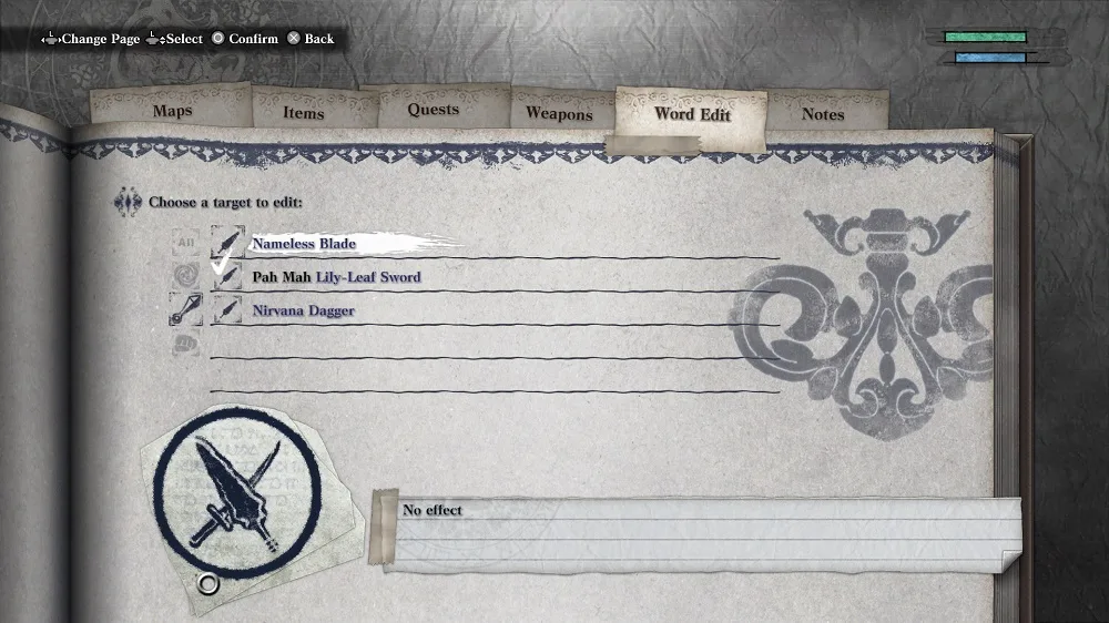 NieR Replicant light RPG elements