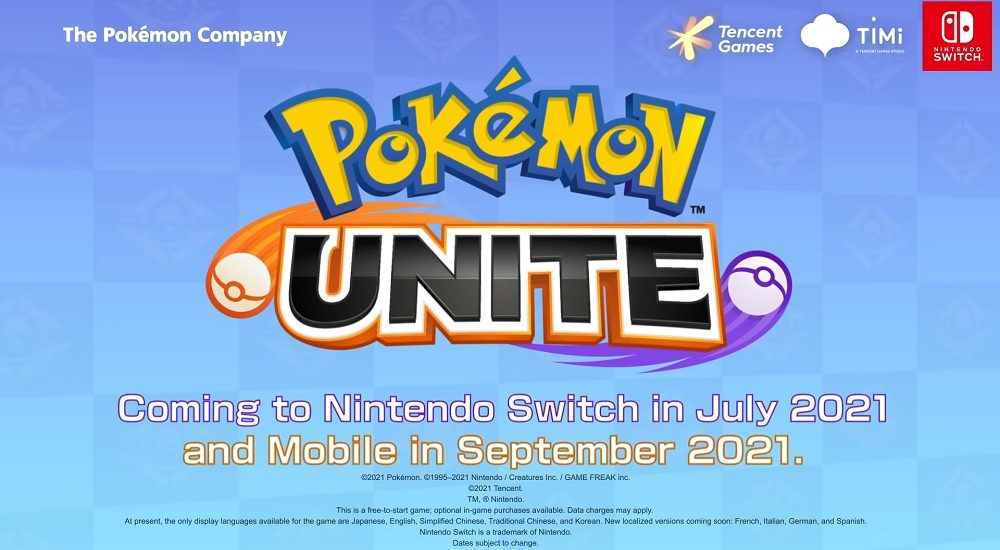 Pokemon Unite release dates