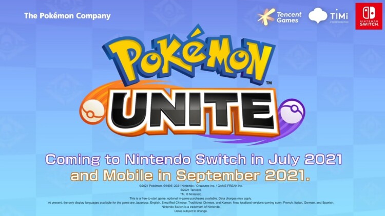 Pokemon Unite release dates