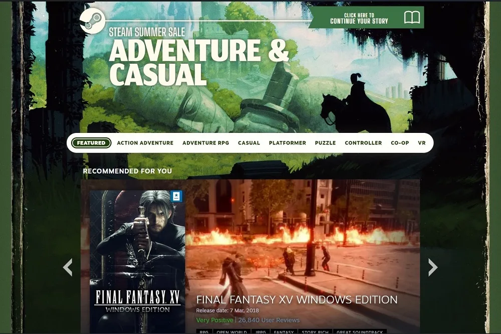 Steam Summer Sale Forge Your Fate