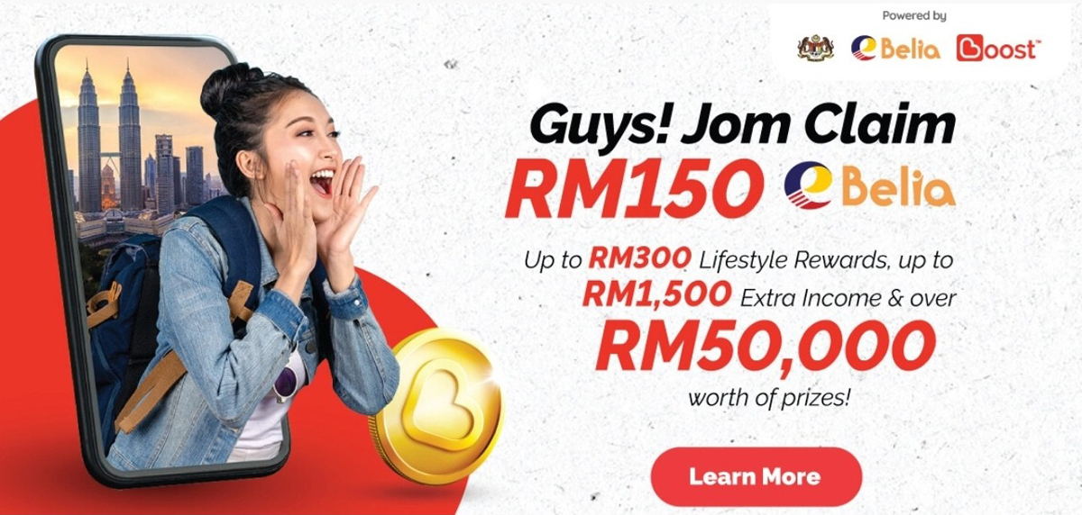 eBelia RM150 credit e-wallet incentive Malaysia