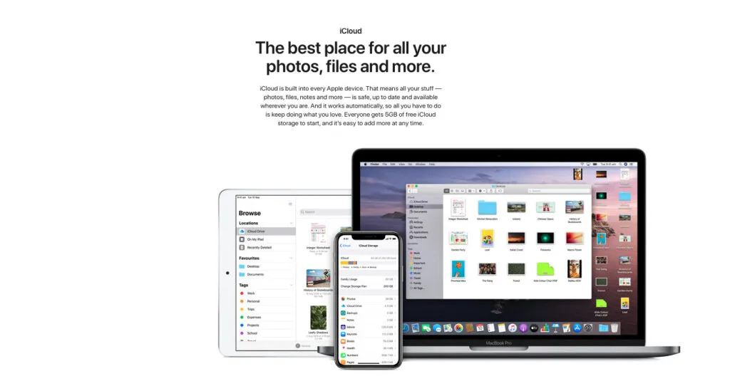 iCloud apple