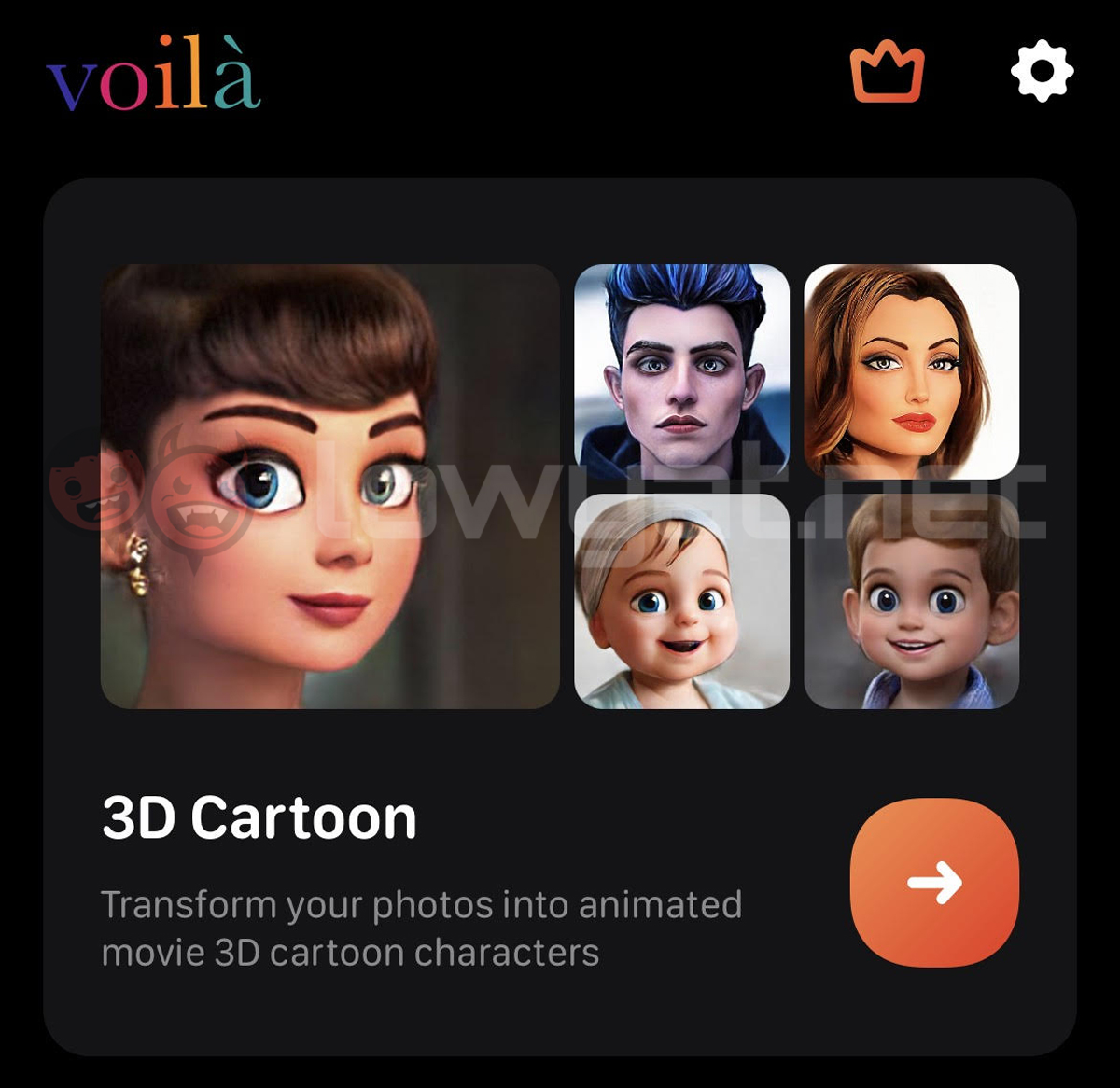 voila app face manipulation viral ios android