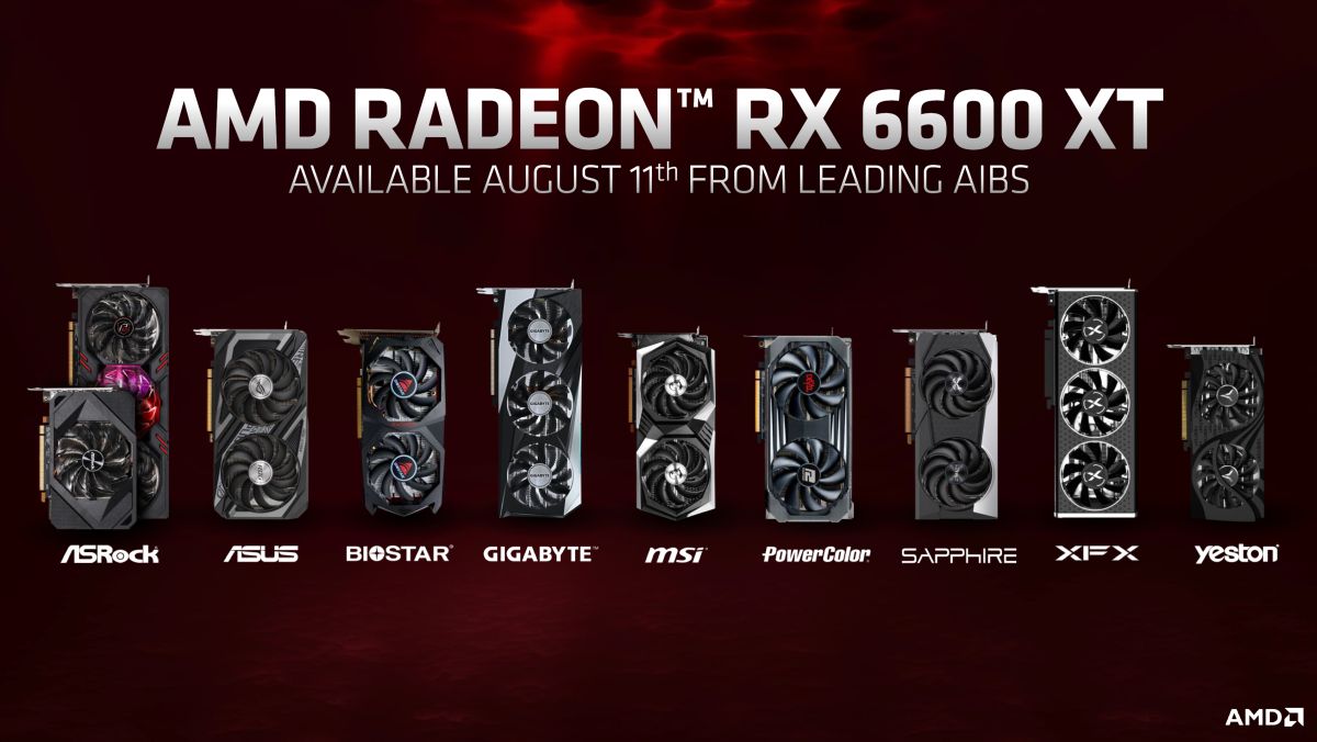 AMD Radeon RX 6600XT 4