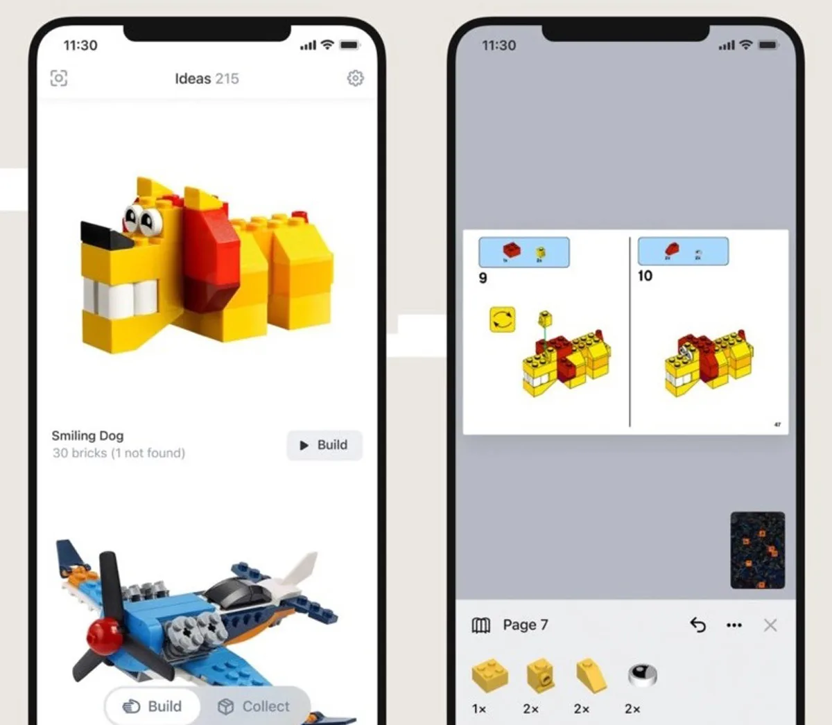 Brickit App iOS iPhone Lego