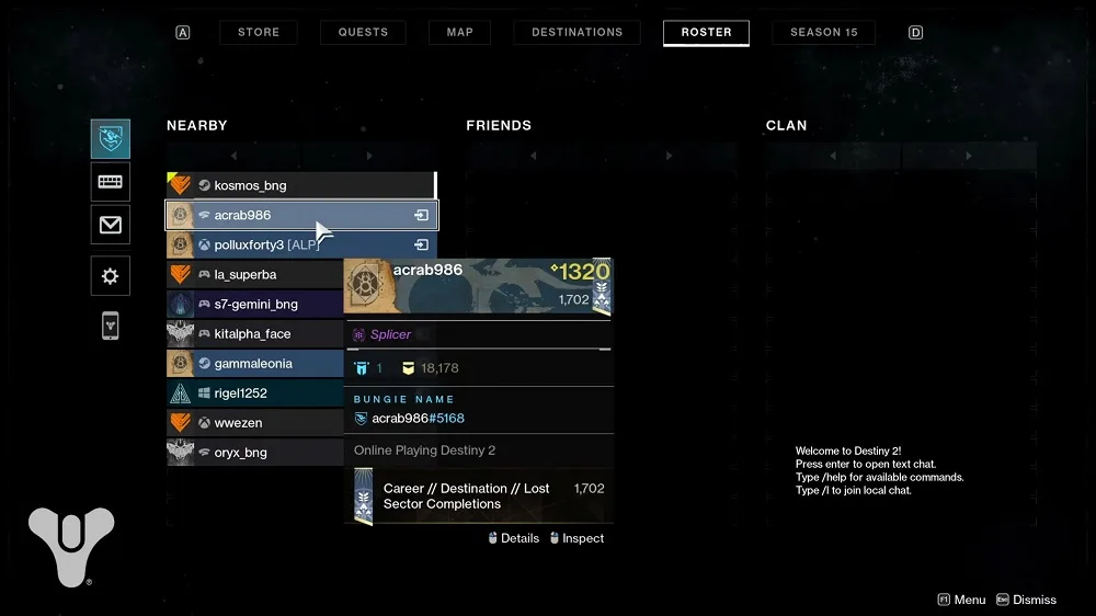 Destiny 2 crossplay