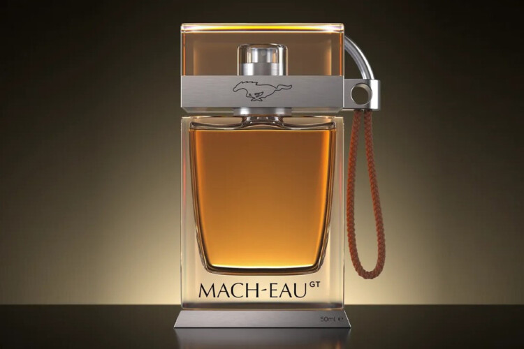 Ford Mach-Eau gasoline scent novelty fragrance