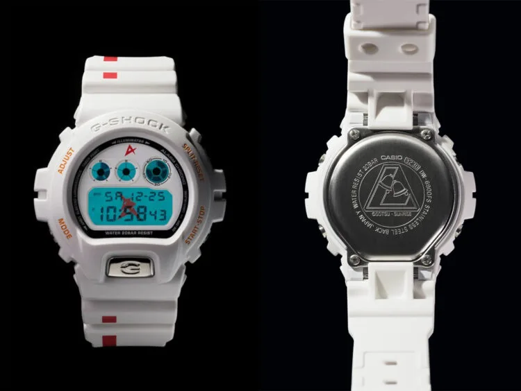 GUNDAM FAN CLUB G-SHOCK DW-6900 AMURO RAY limited edition watch japan casio