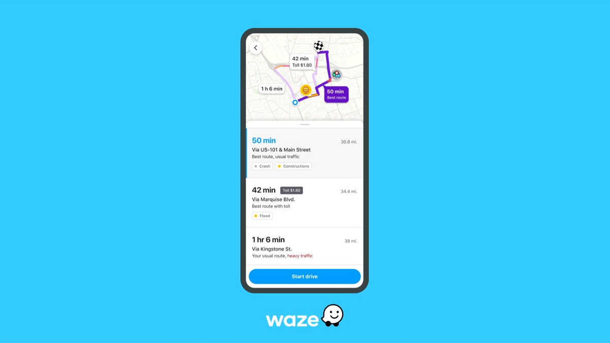 Waze App Update Trip Preview More Information Trip Planning