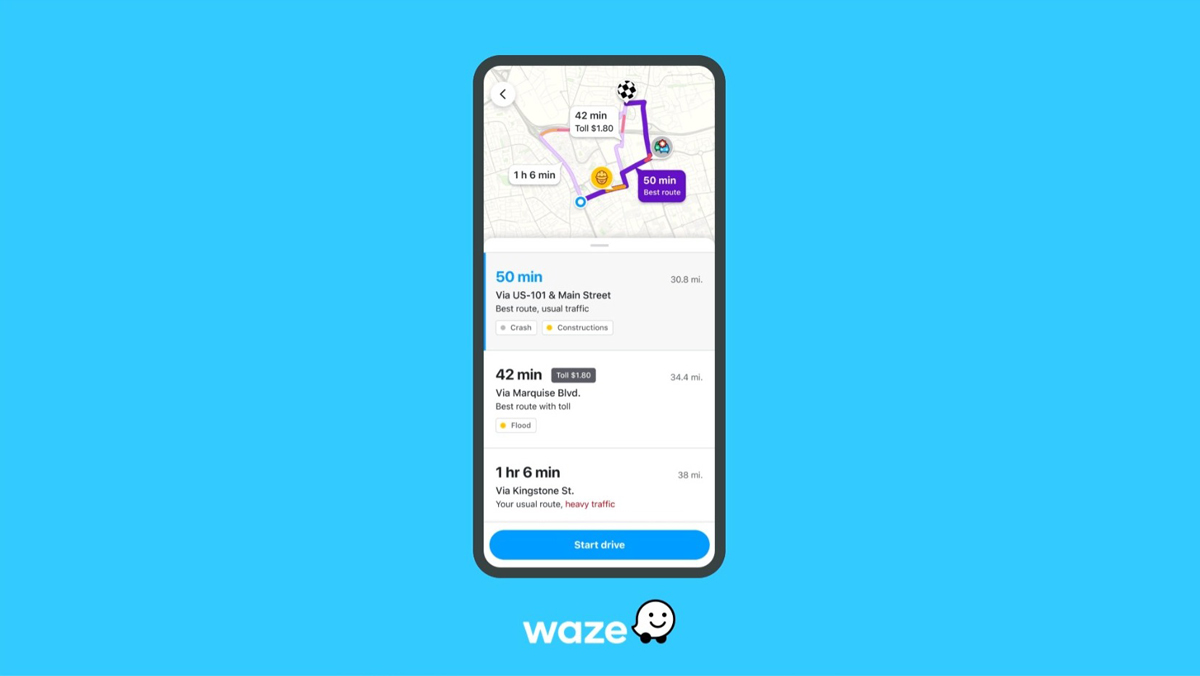 plan a trip waze