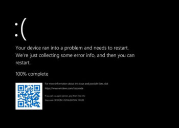 Windows 11 BSOD Colour Error Screen Black Screen of Death