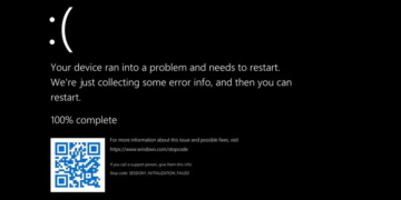 Windows 11 BSOD Colour Error Screen Black Screen of Death