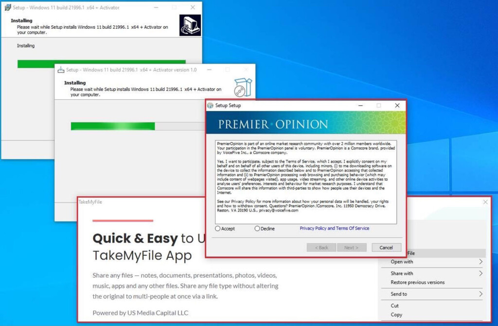 Windows 11 Installer From Unofficial Sources Contain Malware