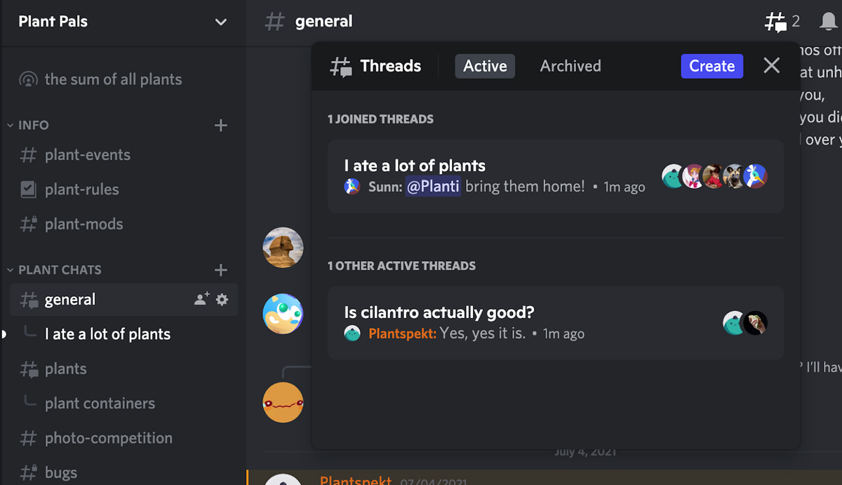 discord threads feature app