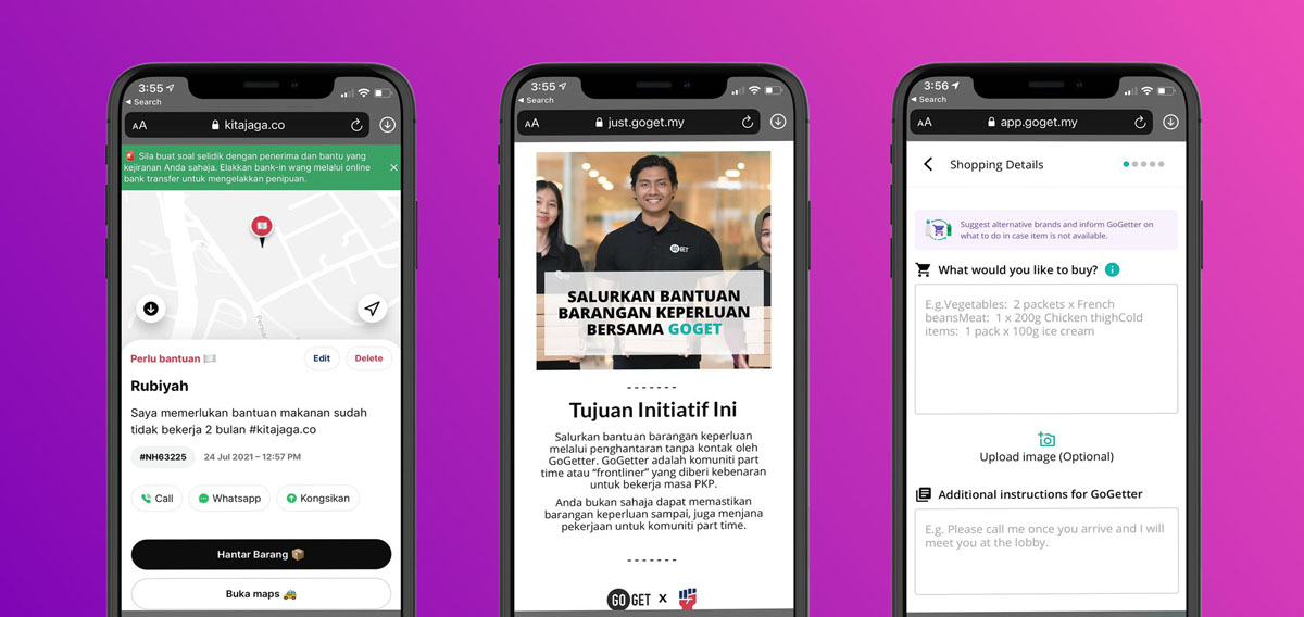 kitajaga delivery option features improvements mobile app benderaputih