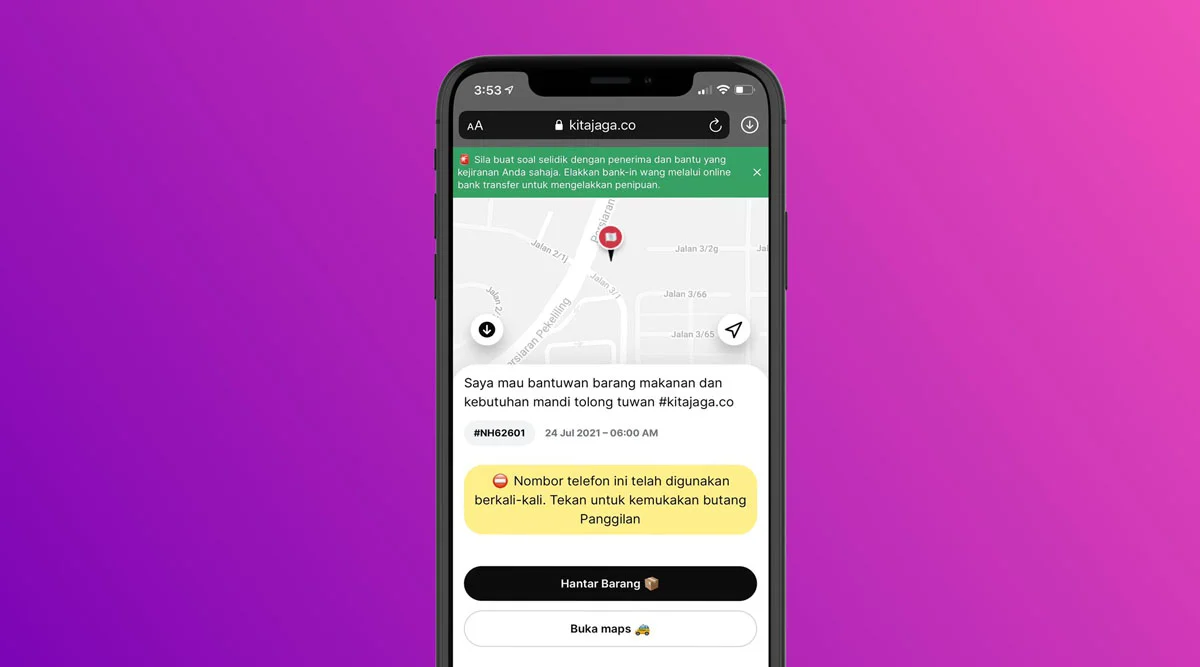 kitajaga delivery option features improvements mobile app benderaputih