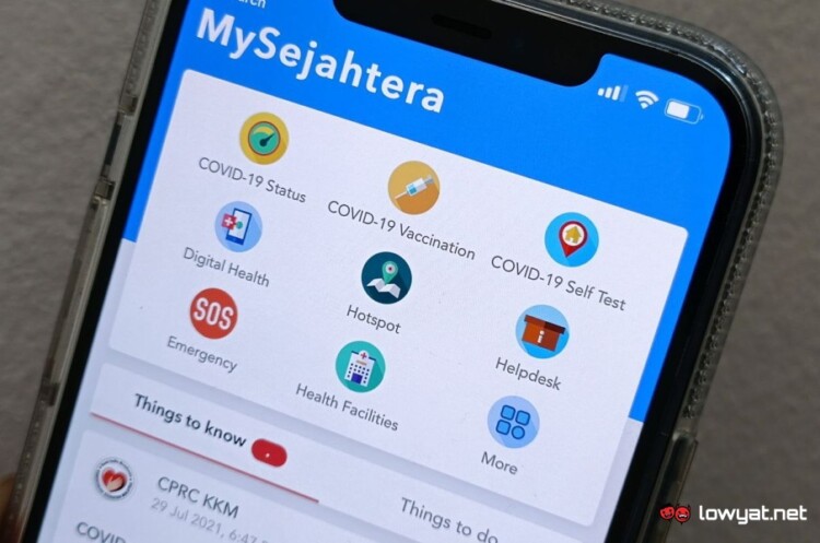 MySejahtera app Ministry of Health MOH monkeypox COVID-19