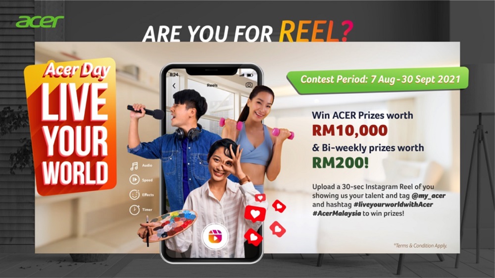 Acer instagram reel contest