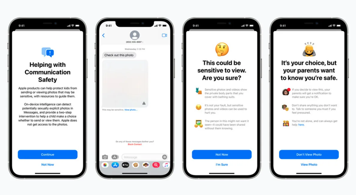 Apple messages CSAM