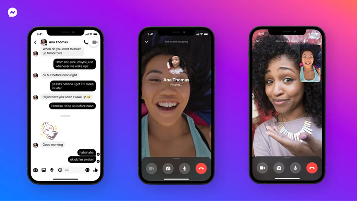Facebook Messenger end-to-end encryption video voice calls update