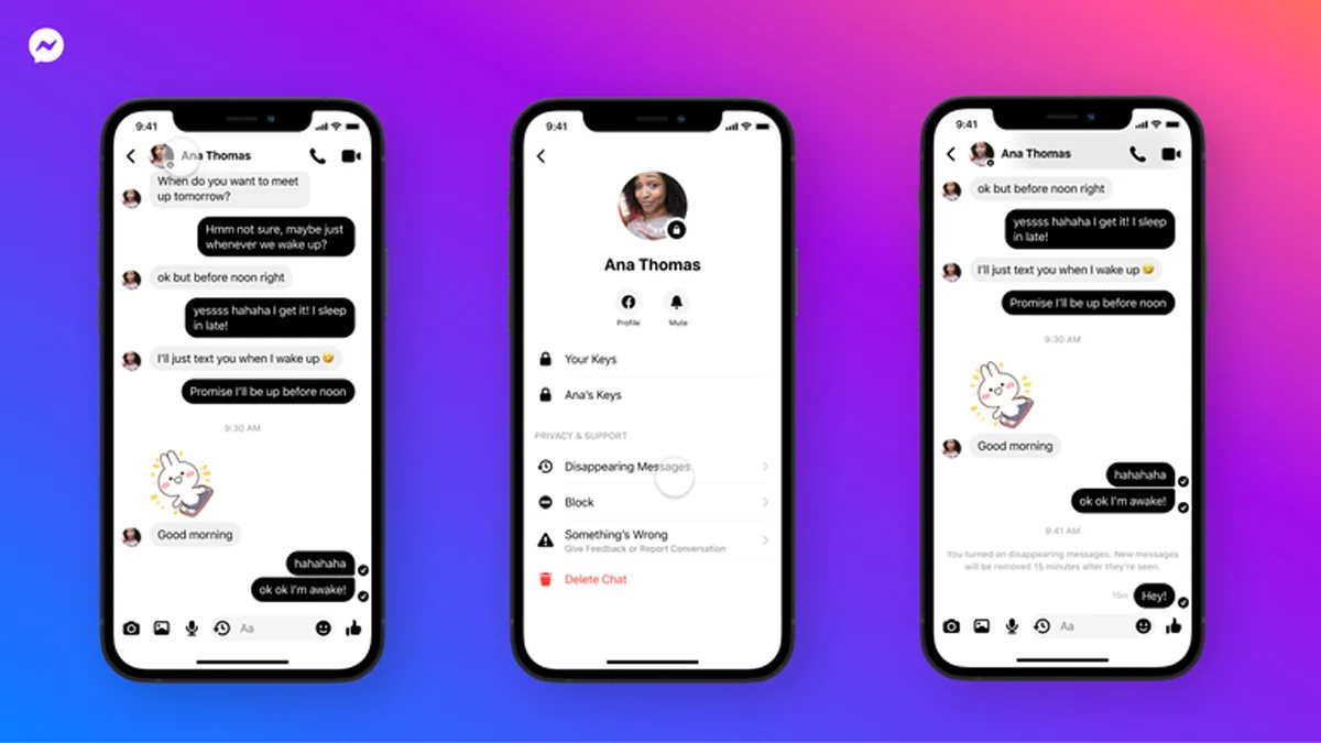 Facebook Messenger end-to-end encryption video voice calls update