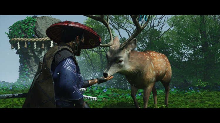 Ghost of Tsushima Directors Cut deer sanctuary