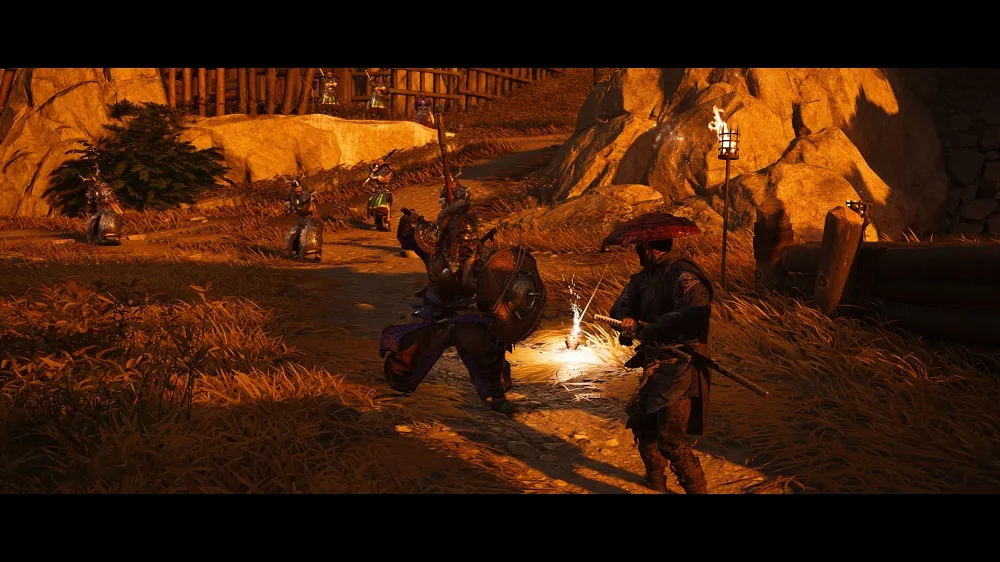 Ghost of Tsushima Director's Cut multiweapon enemy