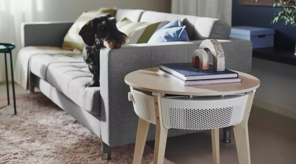 IKEA Starkvind air purifier side table