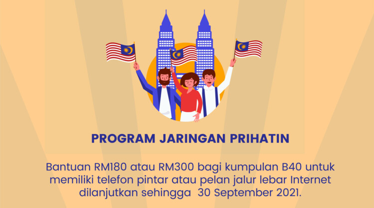 Jaringan Prihatin Programme Extended To 30 September 2021