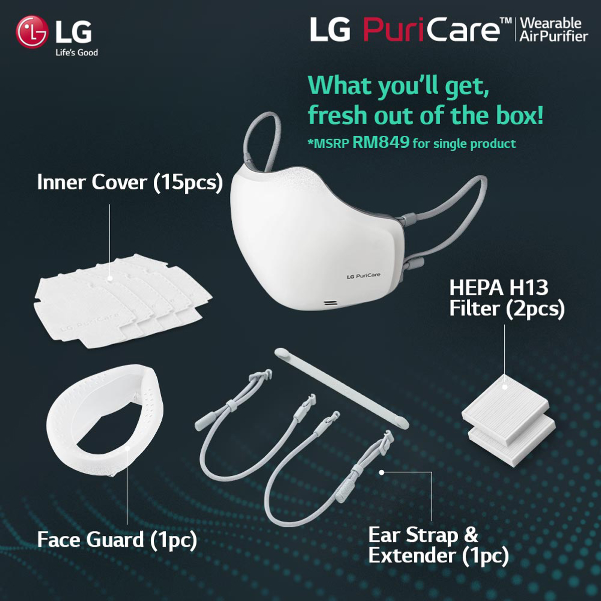 LG PuriCare Wearable Air Purifier Mask Malaysia Pre-order
