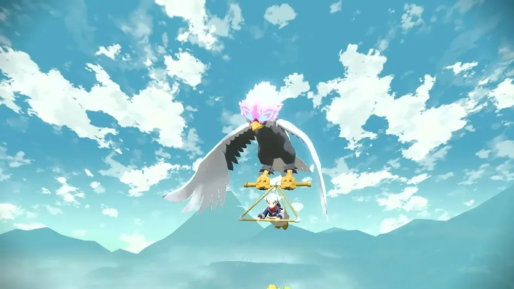 Pokemon Legends Arceus Braviary fly