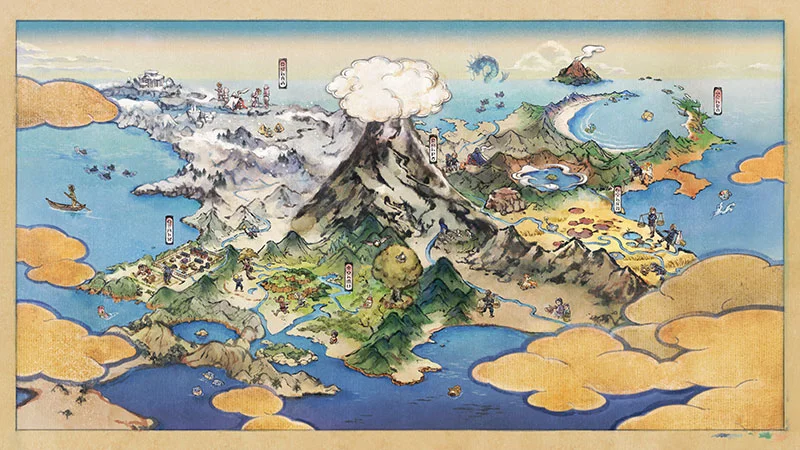 Pokemon Legends Arceus Hisui map
