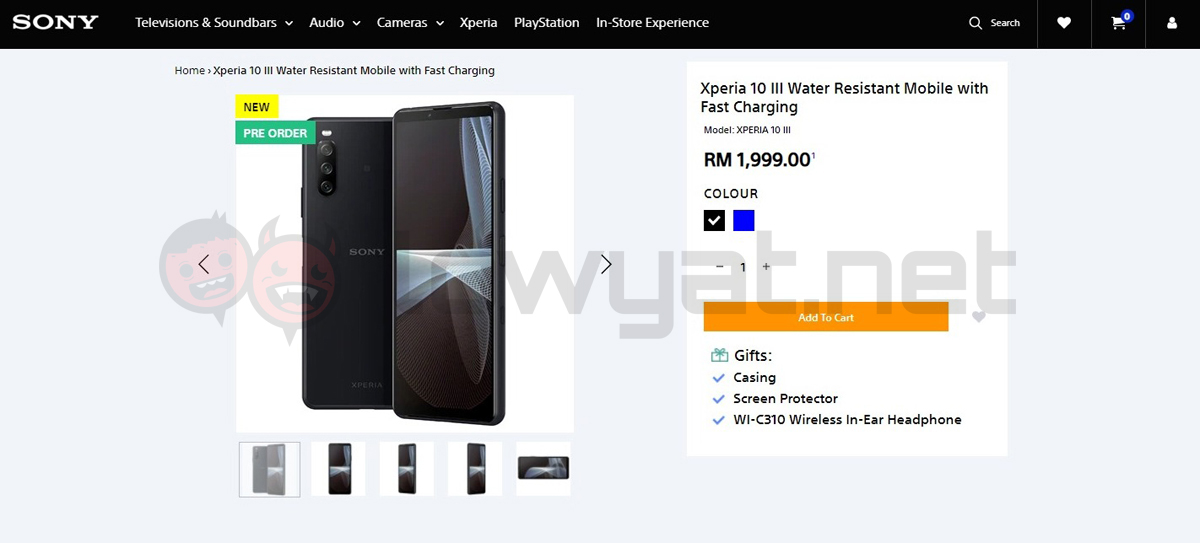 Sony Xperia 10 III pre-orders ready free headphones Malaysia