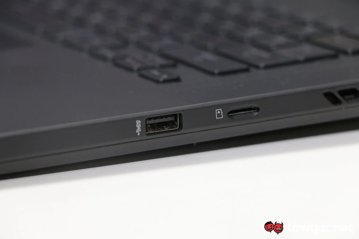 ASUS ROG Zephyrus M16 Ports right
