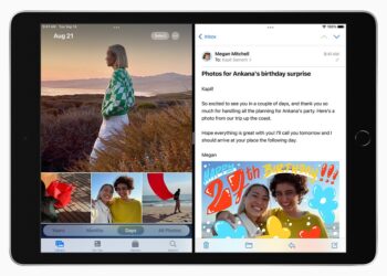 Apple iPad 9 split view