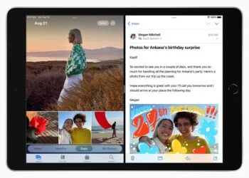 Apple iPad 9 split view