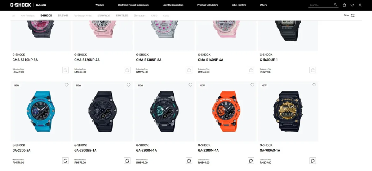 Casio Online Store Malaysia