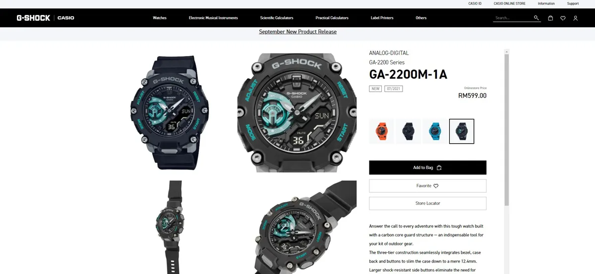 Casio Online Store Malaysia