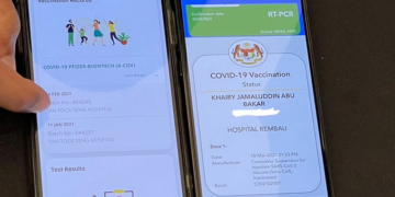 vaccination certificates Malaysia Singapore