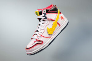 Nike SB Gundam Unicorn Dunk High Sneakers Collaboration