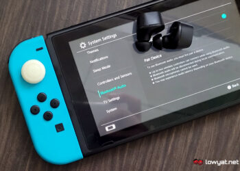 Nintendo Switch Bluetooth audio device firmware update