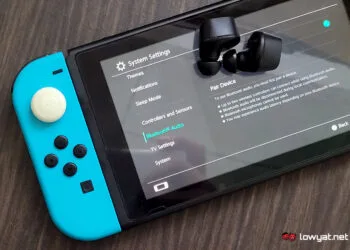 Nintendo Switch Bluetooth audio device firmware update