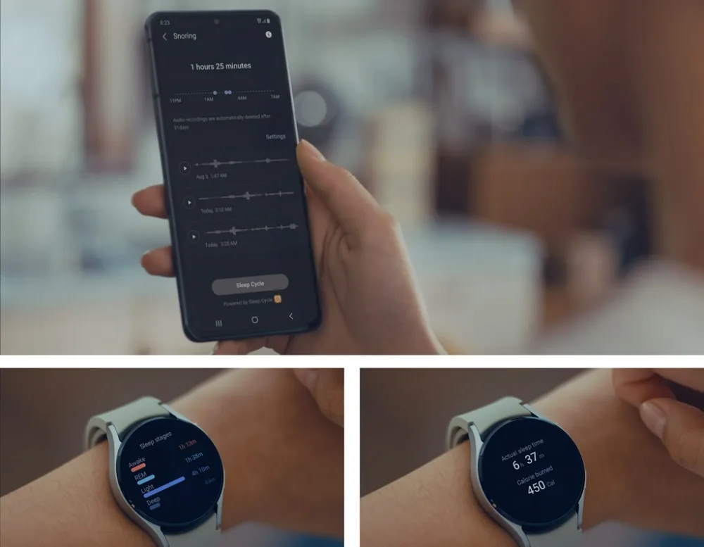 Samsung Galaxy Watch4 sleep