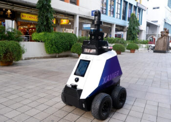 Singapore Trials Patrol Robots Xavier Toa Payoh Central