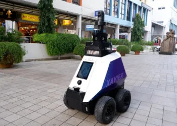 Singapore Trials Patrol Robots Xavier Toa Payoh Central
