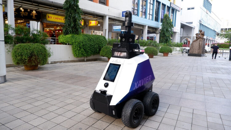Singapore Trials Patrol Robots Xavier Toa Payoh Central
