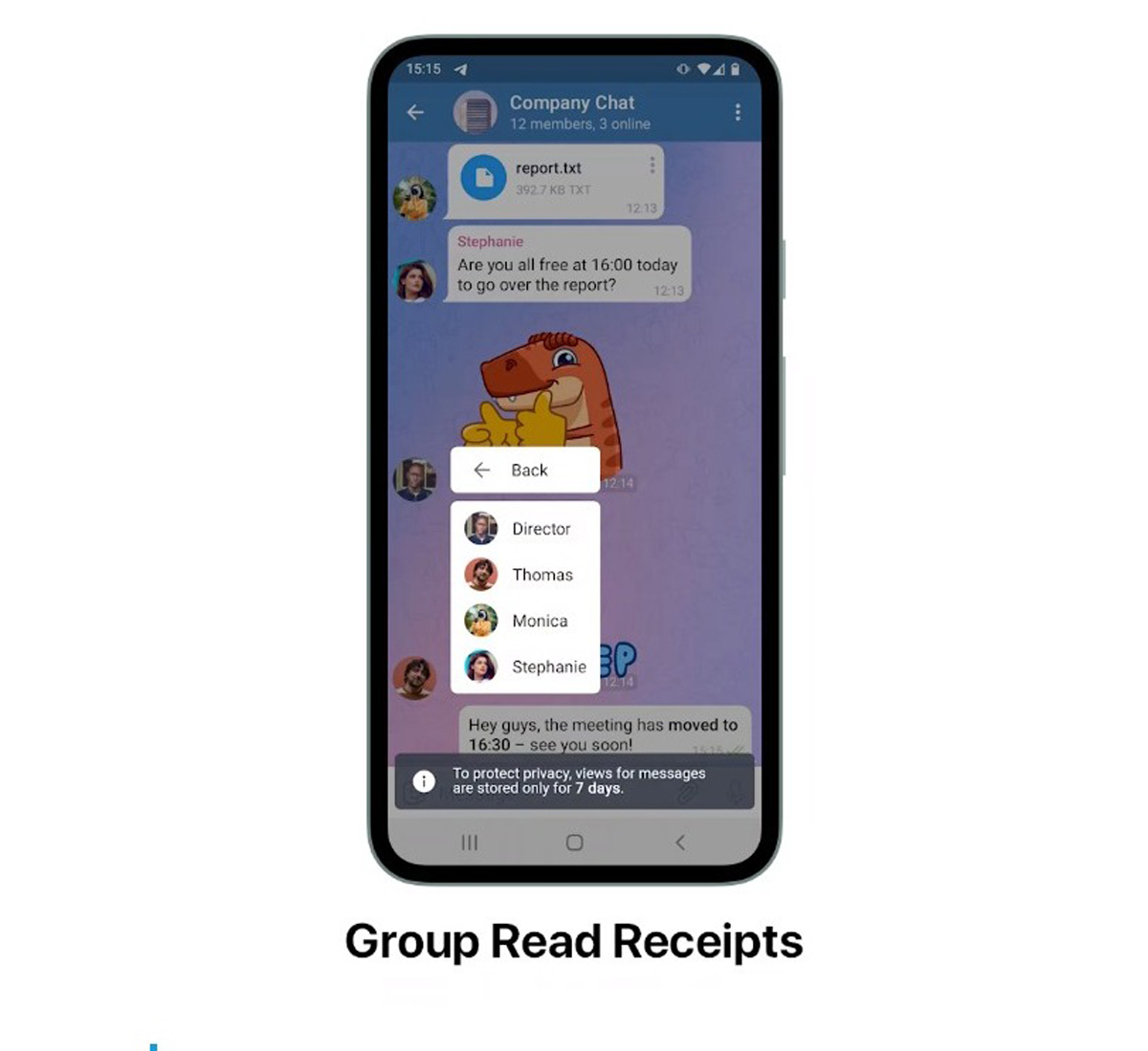 Telegram Update Interactive Emoji Individual Chat Themes