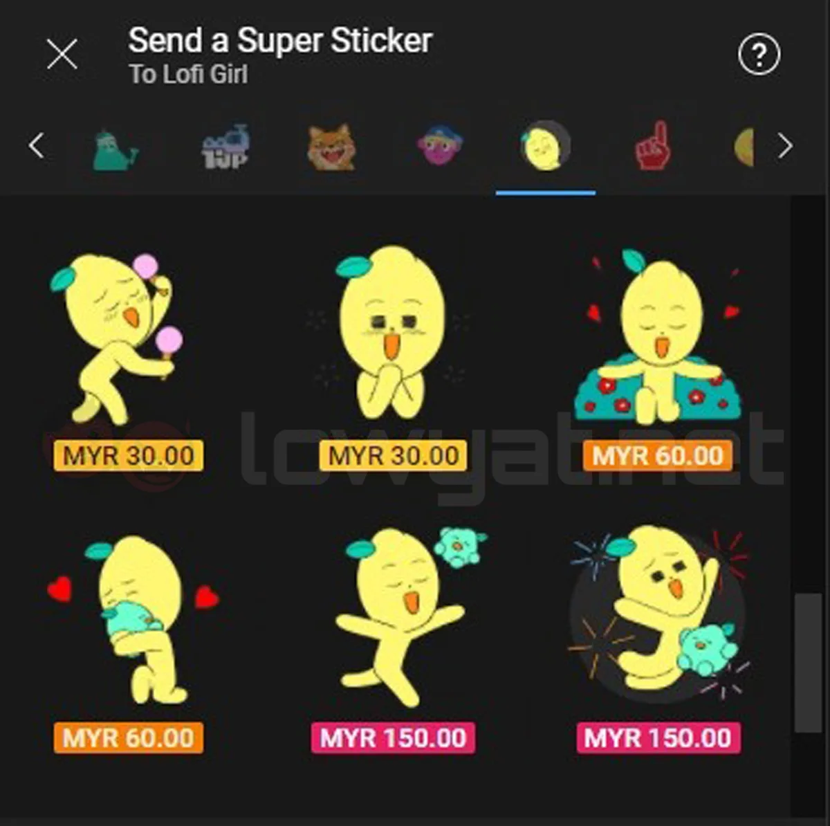YouTube Super Chat Super Sticker Features Malaysia
