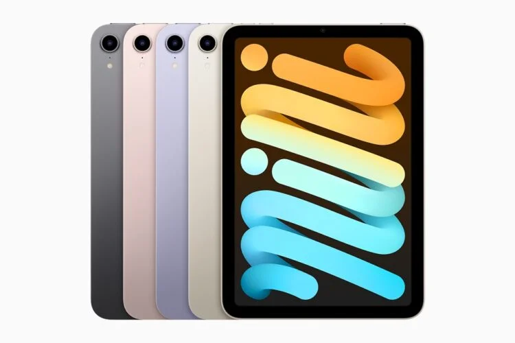 iPad mini 6 colours display