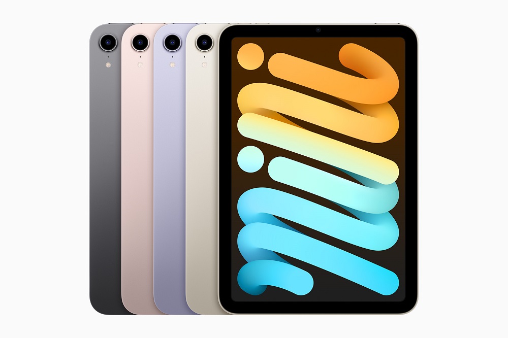 Apple iPad mini 6 colours display